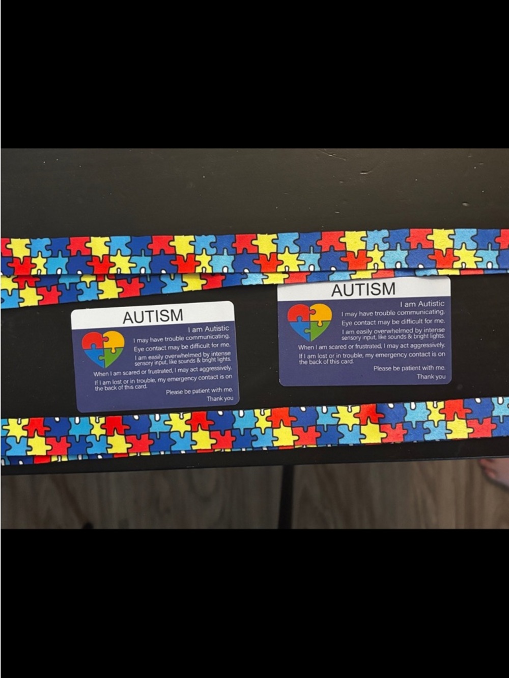 2 autism lanyards - Picture 2 of 4